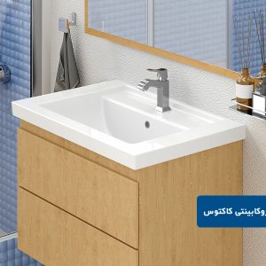 روشویی روکابینتی کاکتوس؛ محصول جدید چینیکُرد برای طراحی کاربردی سرویس بهداشتی