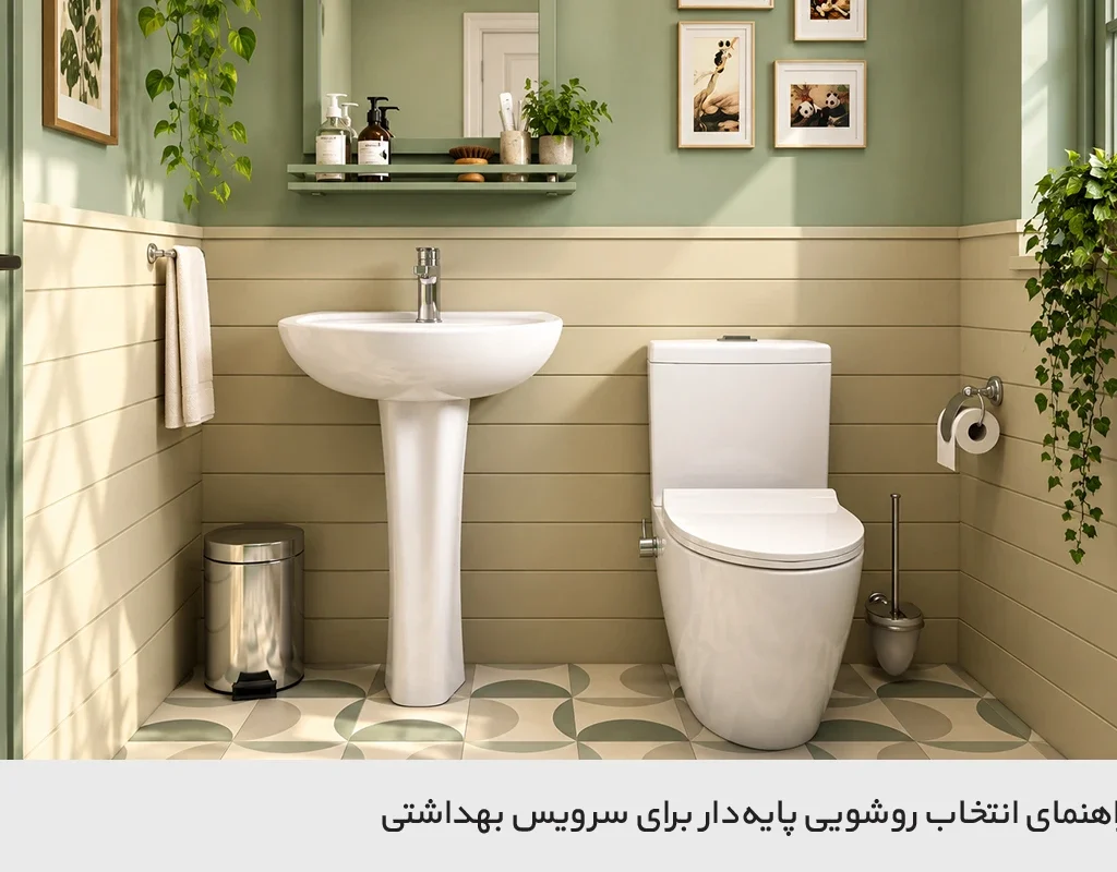 راهنمای انتخاب روشویی پایه دار برای سرویس بهداشتی