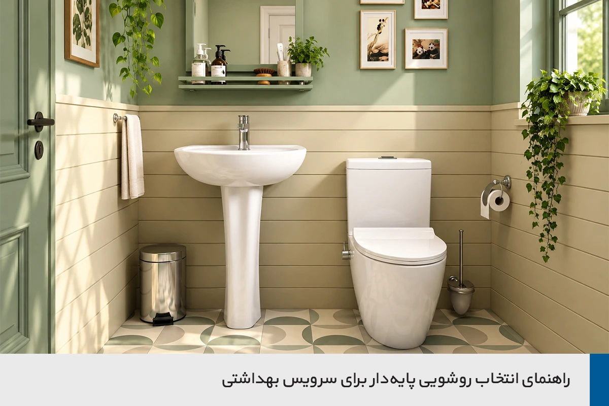 راهنمای انتخاب روشویی پایه دار برای سرویس بهداشتی