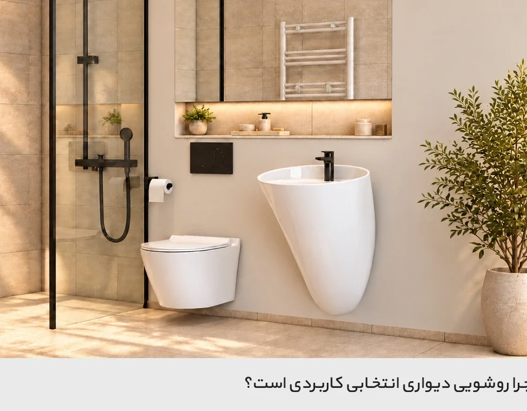راهنمای انتخاب روشویی دیواری برای سرویس بهداشتی