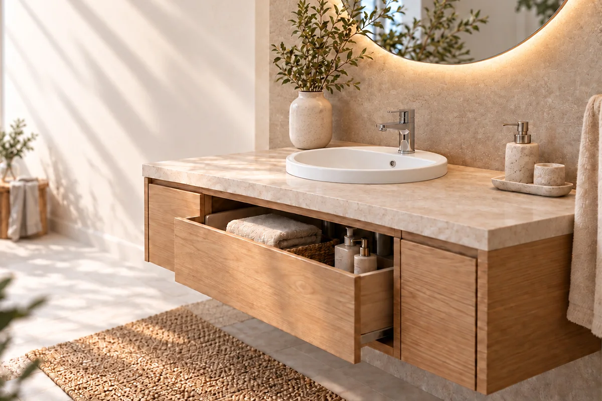 مزایای روشویی روکابینتی