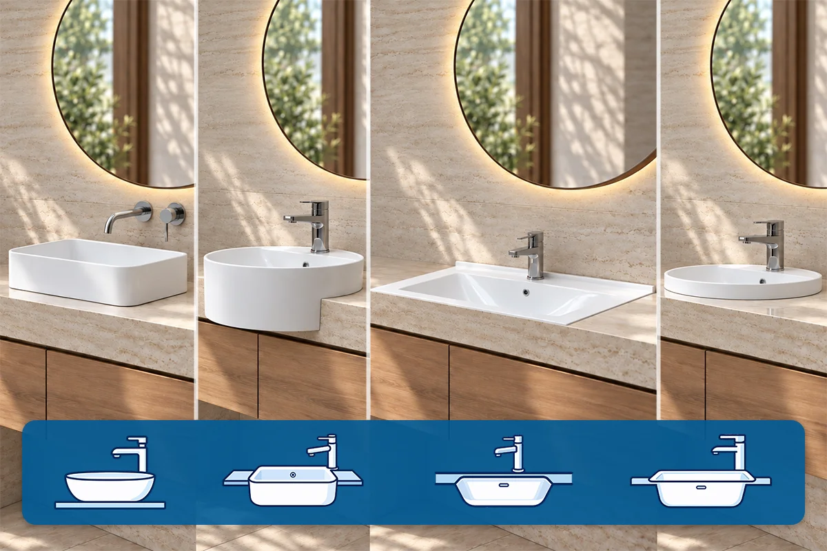 روشویی روکابینتی چیست